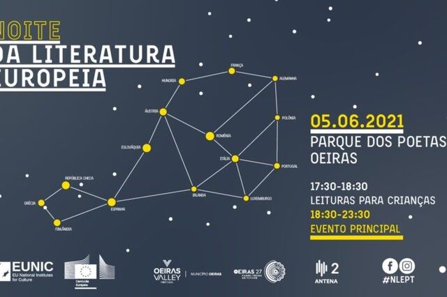 Noite da Literatura Europeia chega este sábado a Oeiras numa sessão ao ar livre