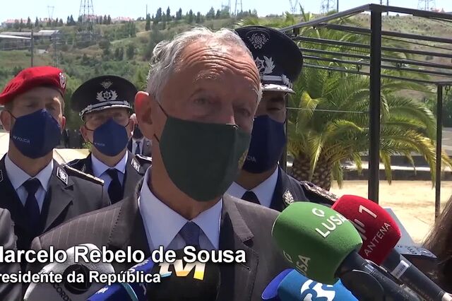 Marcelo ao lado de Cabrita defende que o essencial é apurar-se a matéria de facto sobre acidente na A6