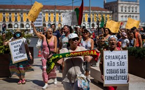 Meio milhar protesta em Lisboa contra as medidas de prevenção 