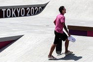  O skateboarder português Gustavo Ribeiro foi oitavo classificado na final da prova de rua de Tóquio2020.