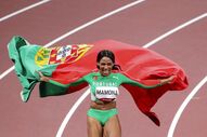 Patrícia Mamona medalha