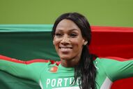 Patrícia Mamona medalha