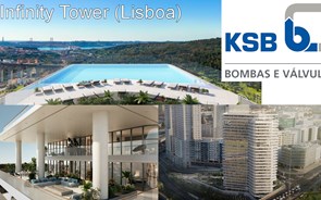 KSB fornece 80 bombas para nova torre de 26 andares, em Lisboa