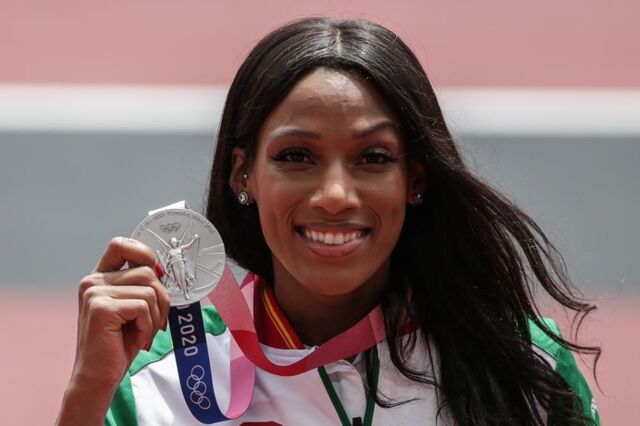 Fotogaleria: Patrícia Mamona recebe medalha de prata nos Jogos Olímpicos