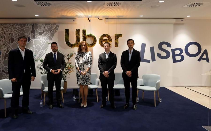 A inauguração do “hub” da Uber em Portugal contou com a presença de responsáveis da região EMEA.