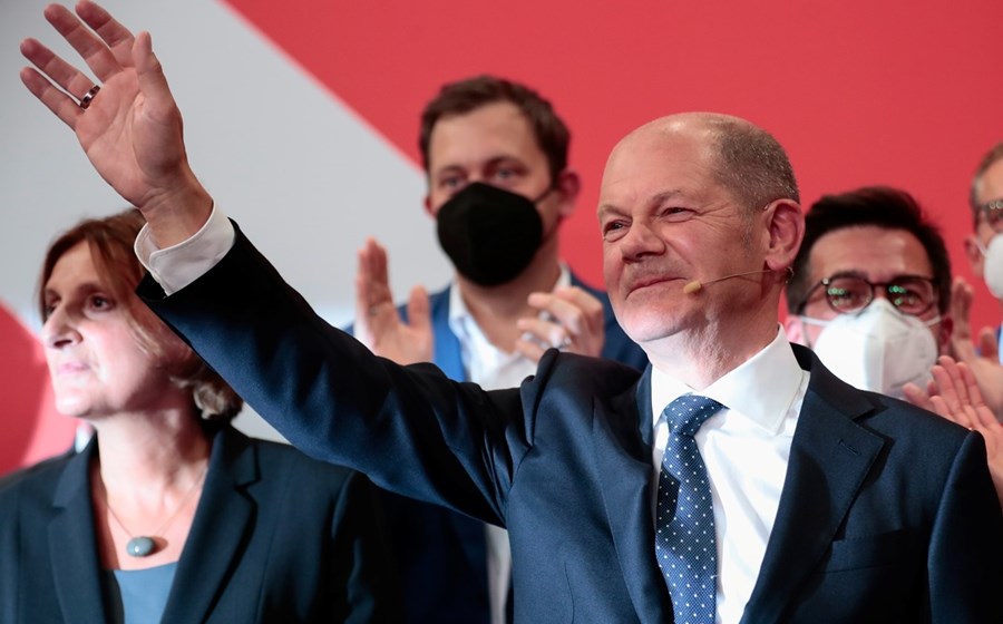 Olaf Scholz, o atual ministro das Finanças que concorreu pelo SPD, quer ser o próximo chanceler alemão.