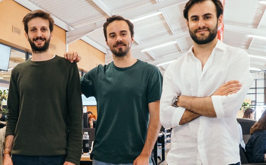 Huub, CTO Tiago Craveiro COO Pedro Santos CEO Tiago Paiva