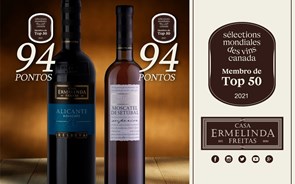 Casa Ermelinda Freitas com dois vinhos no Top 10 melhores vinhos do Canadá