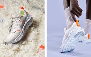 Nike lança sapatilhas Crater Impact, com 25% de materiais reciclados