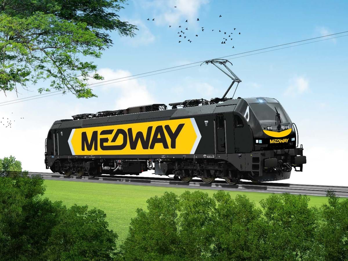 Mapas de rede da MEDWAY para transporte de mercadorias