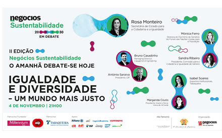 IGUALDADE E DIVERSIDADE – UM MUNDO JUSTO - 04 DE NOVEMBRO | 21H00