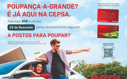 Nova campanha Cepsa com descontos até 20 cêntimos por litro