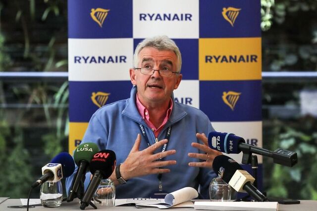 CEO da Ryanair insiste que TAP devia libertar 250 'slots' por semana que não usa em Lisboa