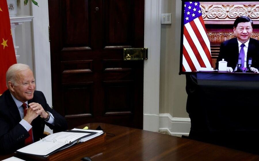 Joe Biden, Xi Jinping, encontro virtual