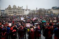 manif belgica cultura restricoes covid