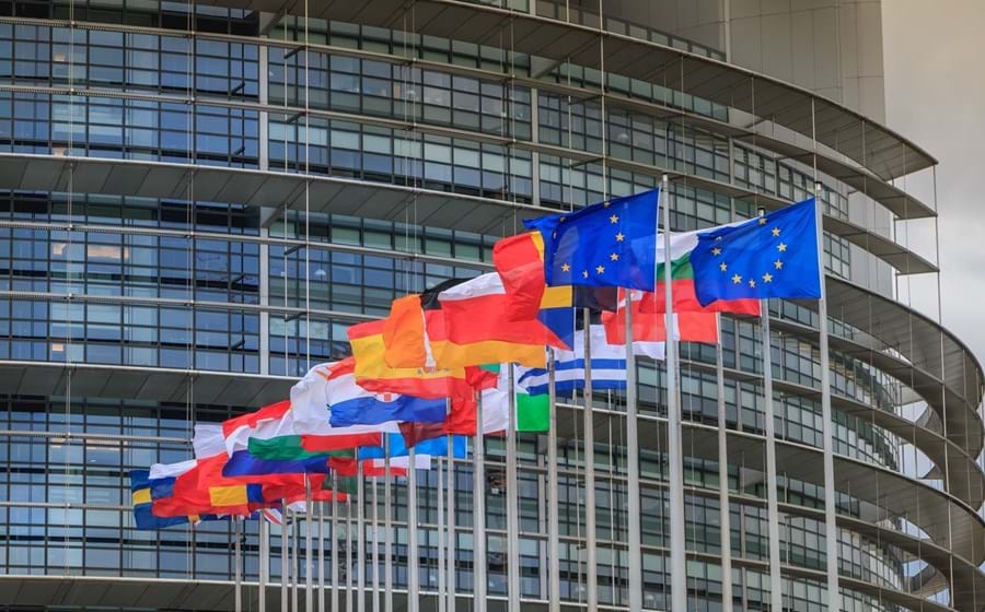 O PIB real da União Europeia ficou 5,9% abaixo do valor de 2019, antes da pandemia.