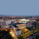 O 'Antas Green', situado junto ao Estádio do Dragão, é um dos projetos imobiliários que o grupo Arrow tem em curso.