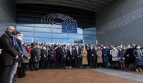 Homenagem do Parlamento Europeu à morte de David Sassoli