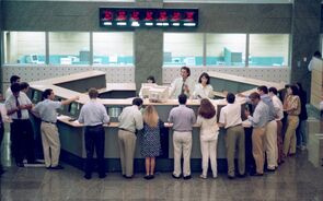Traders e operadores da bolsa de Lisboa