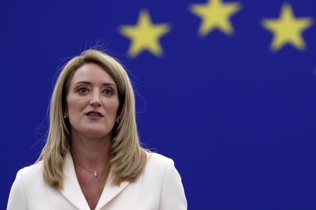 Roberta Metsola defende no Parlamento valores europeus e participação contra extremismo