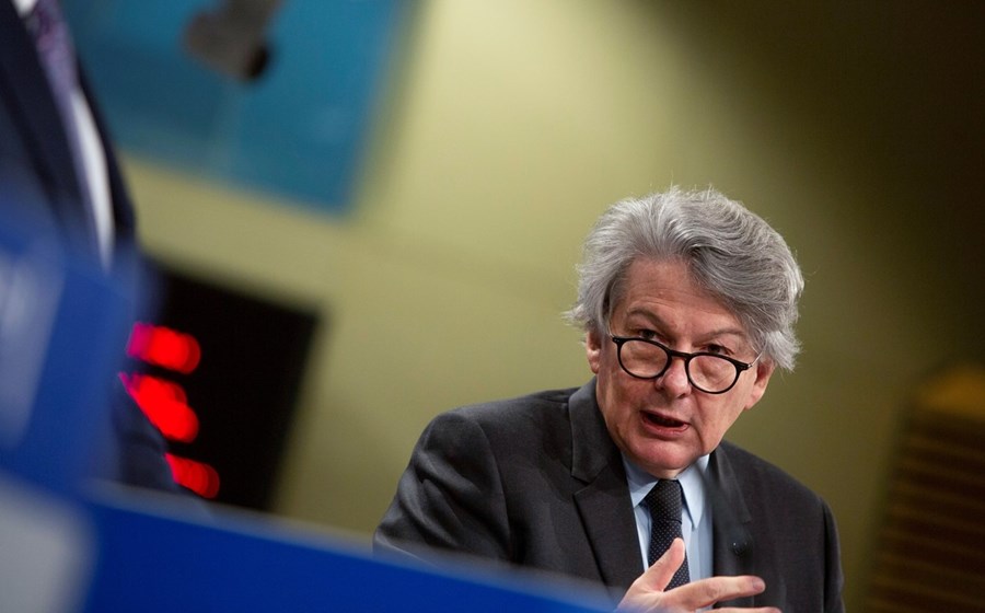 A posição de Thierry Breton reflecte os pontos de vista do governo francês.