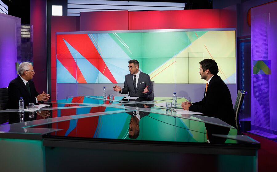 António Costa, André Ventura, debate legislativas