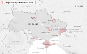 Rússia ataca cidades ucranianas
