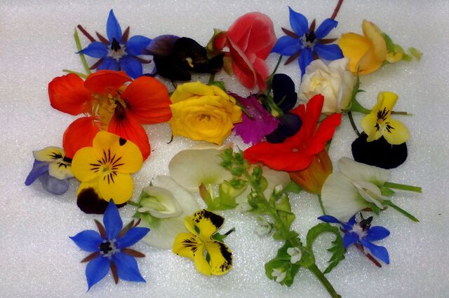 “Flower power” à mesa 