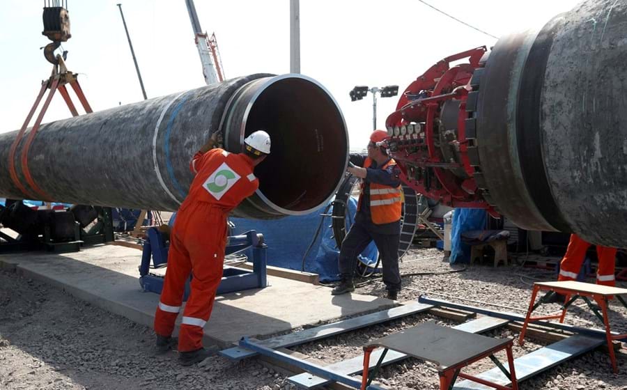 O gasoduto Nord Stream 2, que vai ligar a Rússia diretamente à Alemanha, permitirá duplicar as exportações de gás russo para a Europa.
