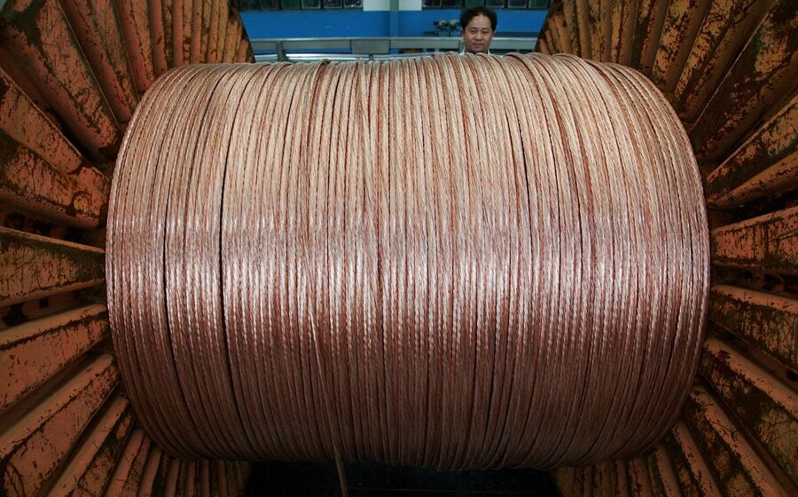 cobre, fio de cobre 