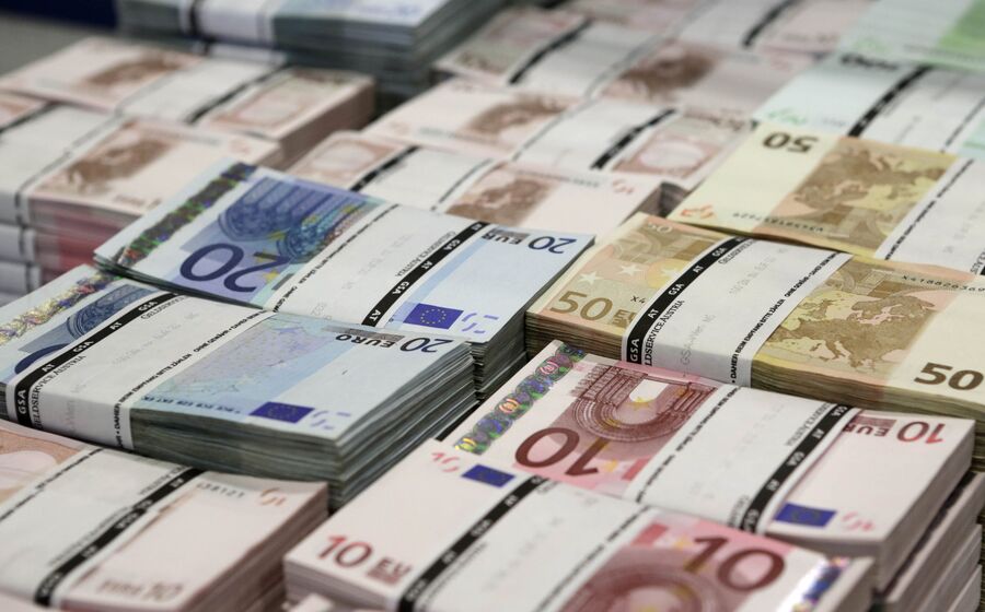 dinheiro, notas, euros