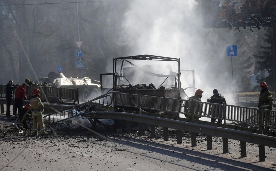 ucrania russia confrontos destruiçao