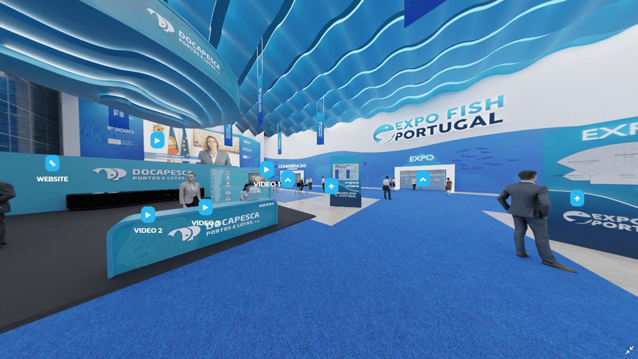 Em 2021, a Docapesca organizou uma feira virtual, a Expo Fish Portugal, que permitiu a alavancagem de negócios internacionais e incentivar as empresas portuguesas para a transição digital