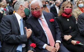 António Costa e Marcelo Rebelo de Sousa 25 abril