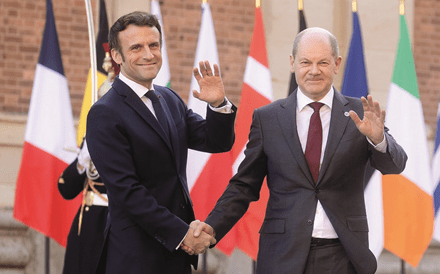 Scholz e Macron estudam esforço conjunto para impulsionar a defesa aérea europeia