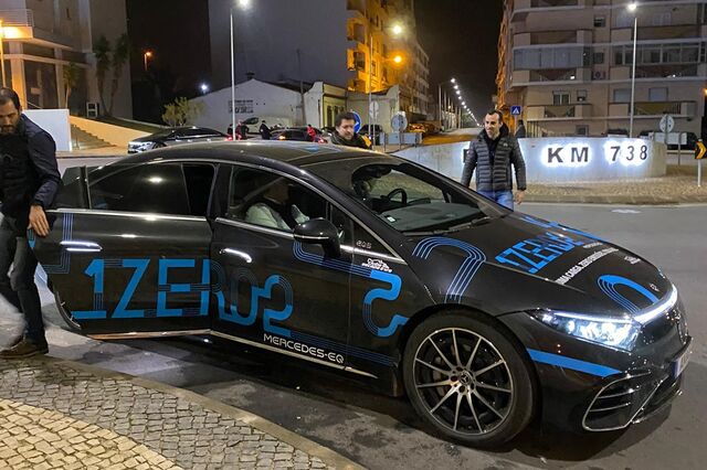 Desafio superado! Cofina acompanha aventura do novo Mercedes-EQ