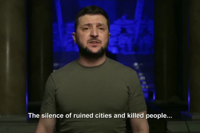 Ucrânia: Zelensky pede apoio à resistência ucraniana durante a cerimónia dos Grammy 