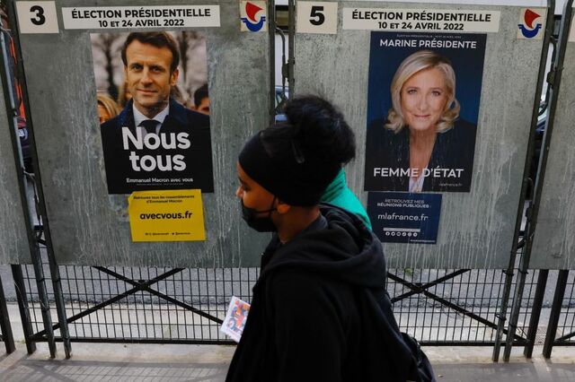 França: Macron vence primeira volta com 5 pontos de vantagem sobre Le Pen - Projeções