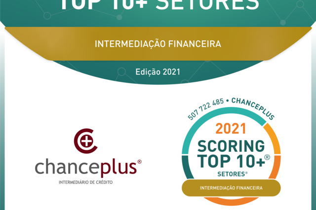 A Chanceplus no TOP 10+ de Intermediação Financeira