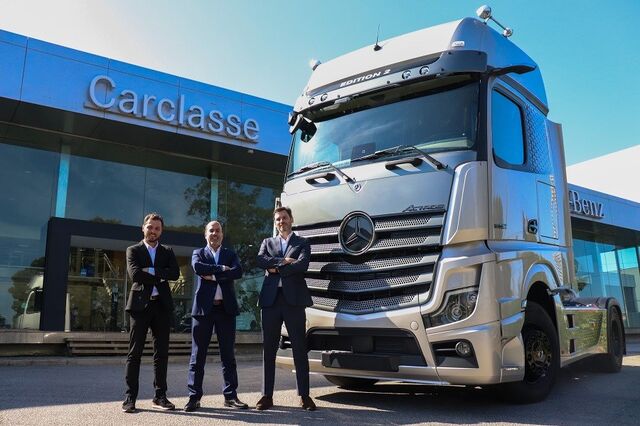 Carclasse distinguida como concessionário e oficina Trucks do ano 2021. 