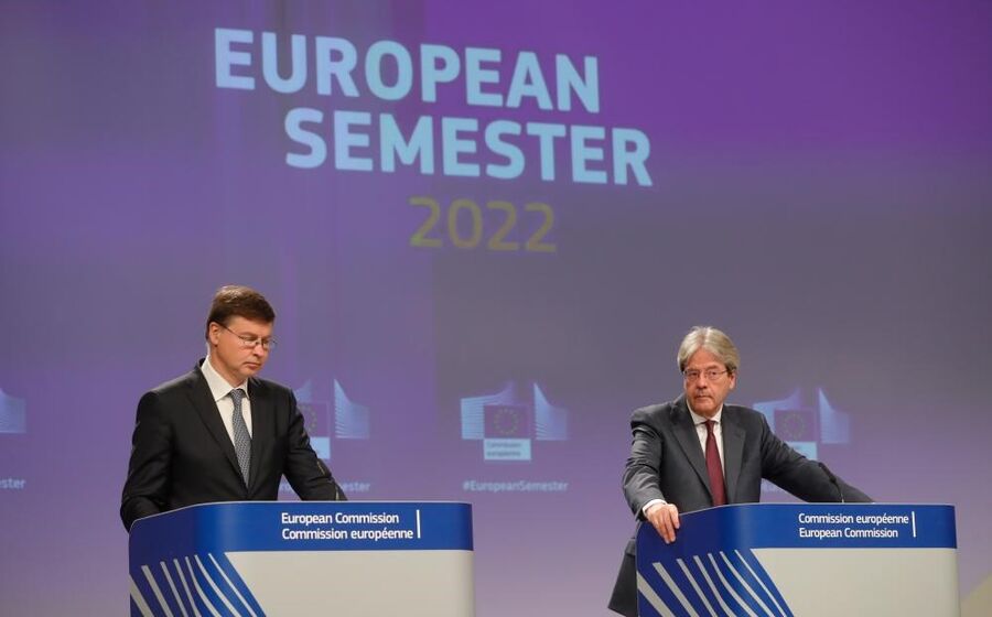 Semestre europeu, comissário Paolo Gentiloni, Valdis Dombrovskis