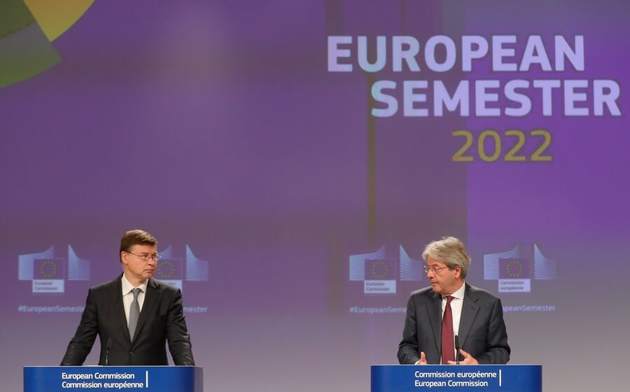 Valdis Dombrovskis, Paolo Gentiloni
