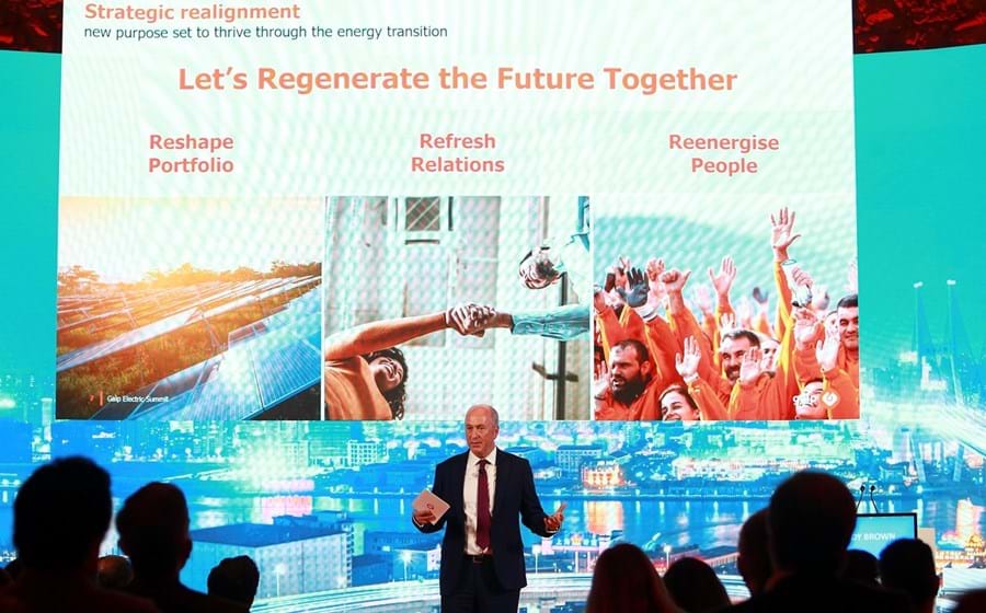 O CEO da Galp, Andy Brown, revelou as ambições da empresa nas energias renováveis e na produção de gases renováveis em Portugal.