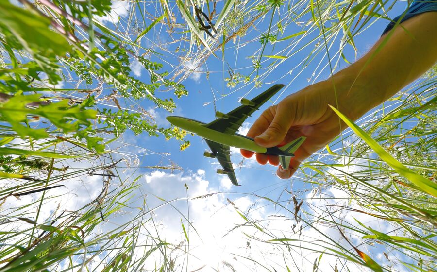 aviação sustentável, verde