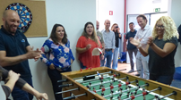 O Campeonato de Matraquilhos KSB decorre na sede da empresa, em Sintra, e é sempre muito animado