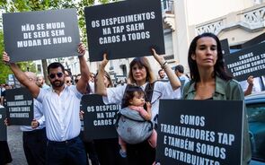 manifestação TAP
