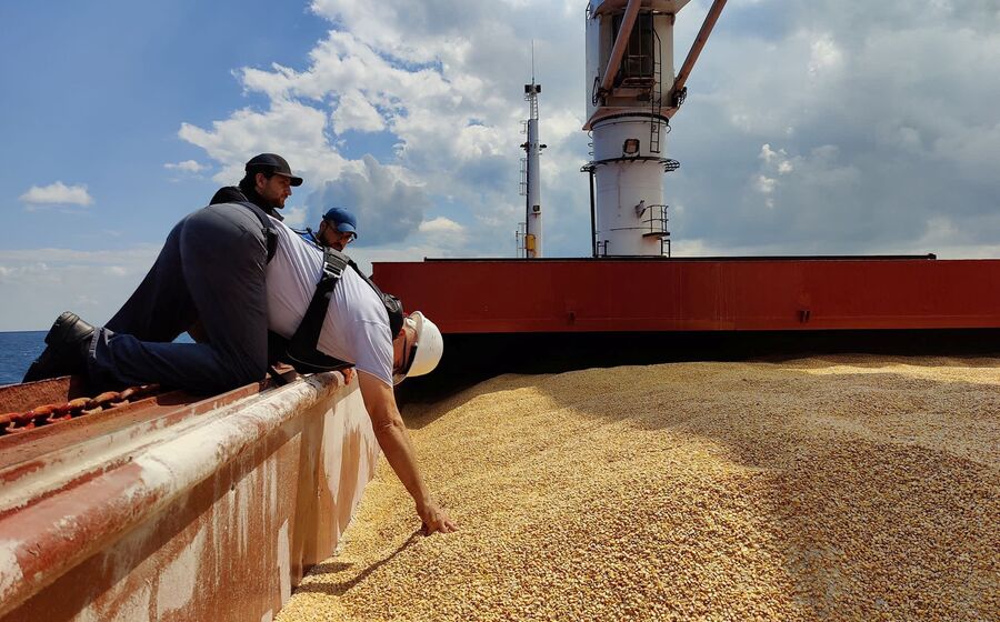 milho, cereais, Ucrânia, embarcação, cargueiro