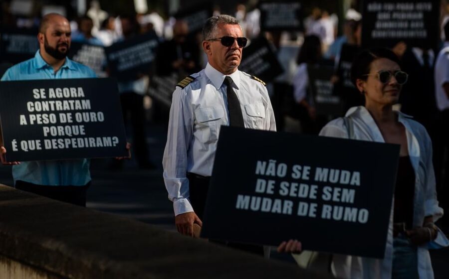 manifestação TAP