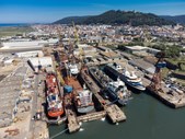 Estaleiros navais da West Sea em Viana do Castelo.