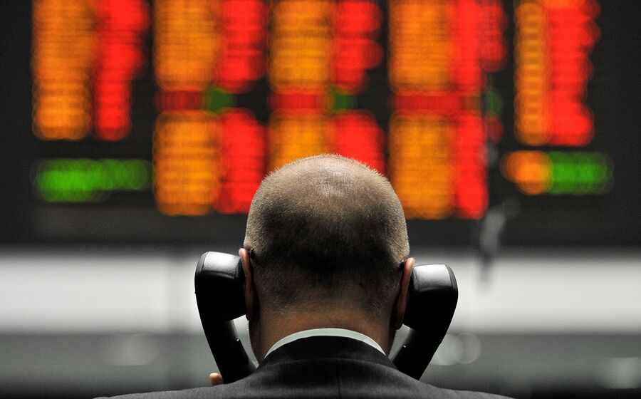 mercados, bolsas, operadores, traders, queda, vermelho